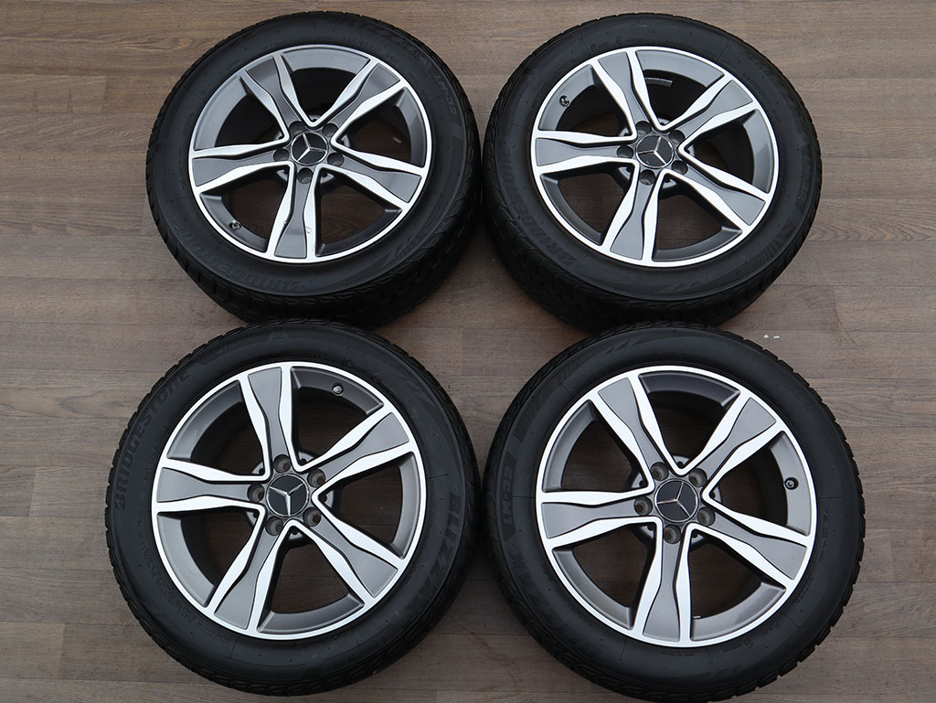 17" Alu kola = 5x112 = MERCEDES C-CLASS = ZIMNÍ = ČIDLA