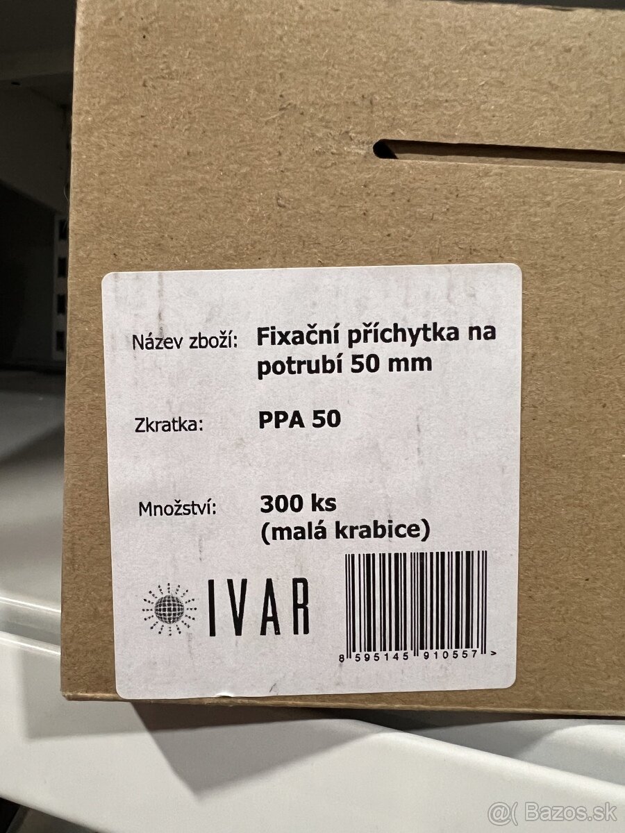 Fixacna prichytka na potrubie PPA 50