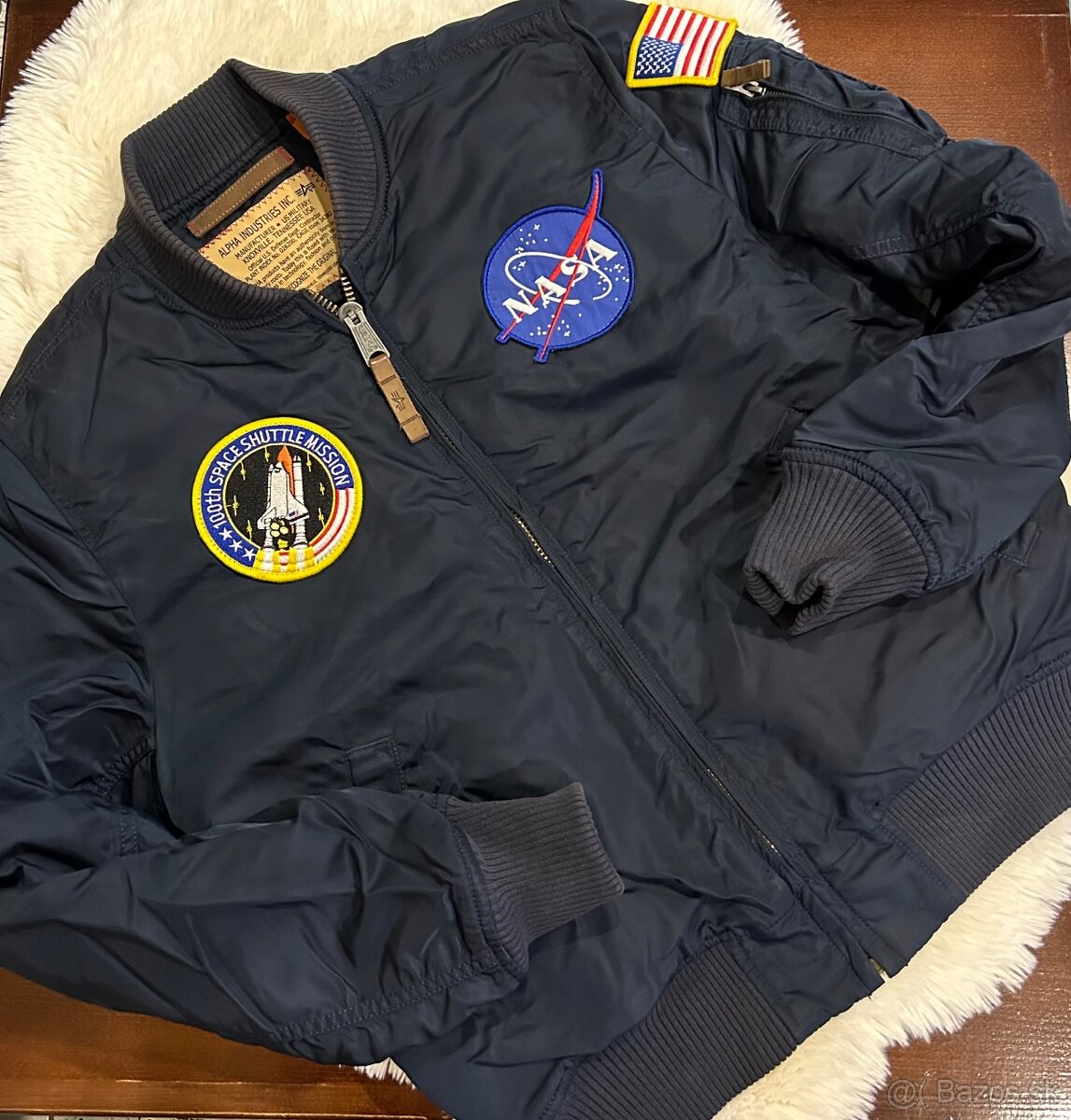 Bunda ALPHA INDUSTRIES MA-1 VF NASA, bombera