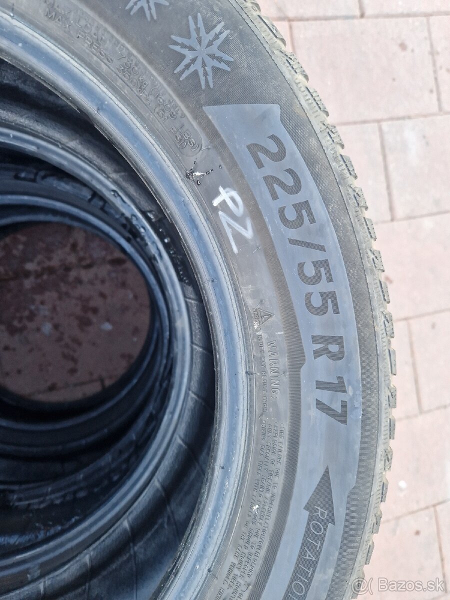 Michelin Alpin 5 225/55r17 sada zimna