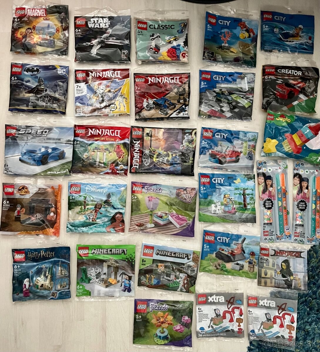 LEGO polybag nové- lego sáčiky