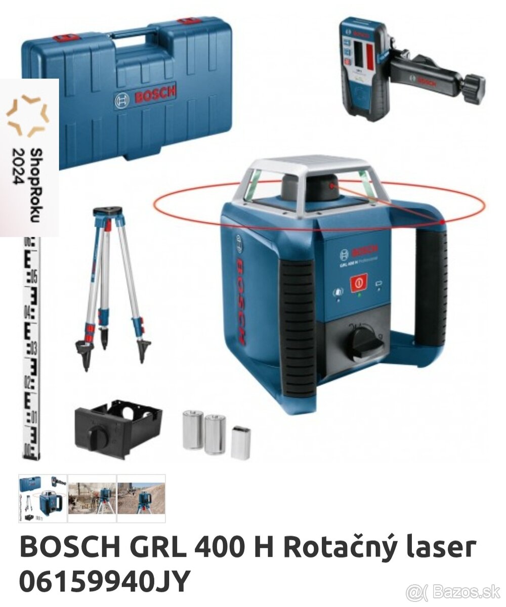 Predám rotačný laser Bosch GRL 400h