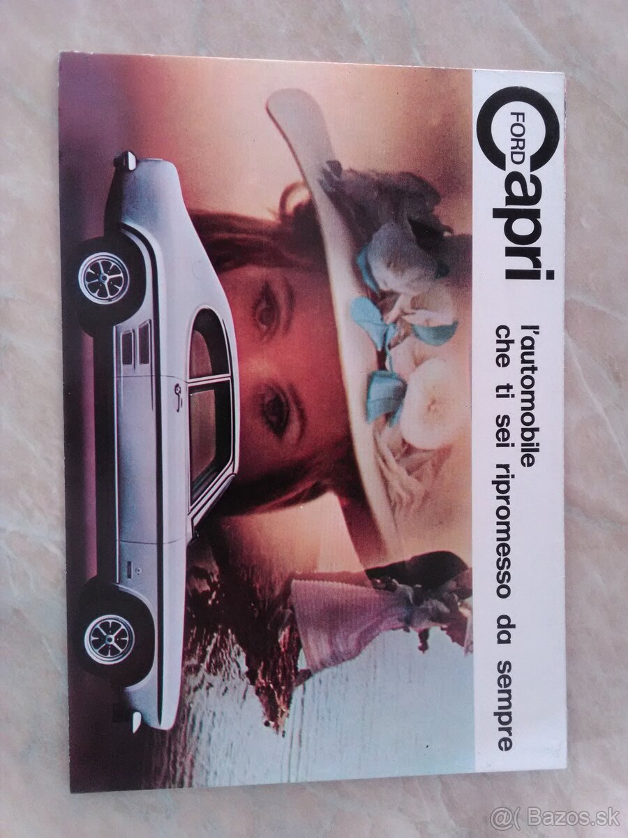 FORD CAPRI -MALY KATALOG