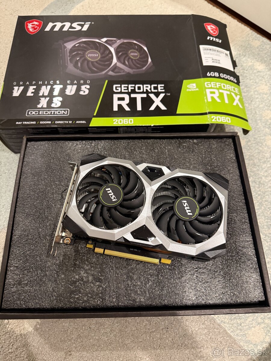 Predam MSI RTX 2060 Ventus OC Edition