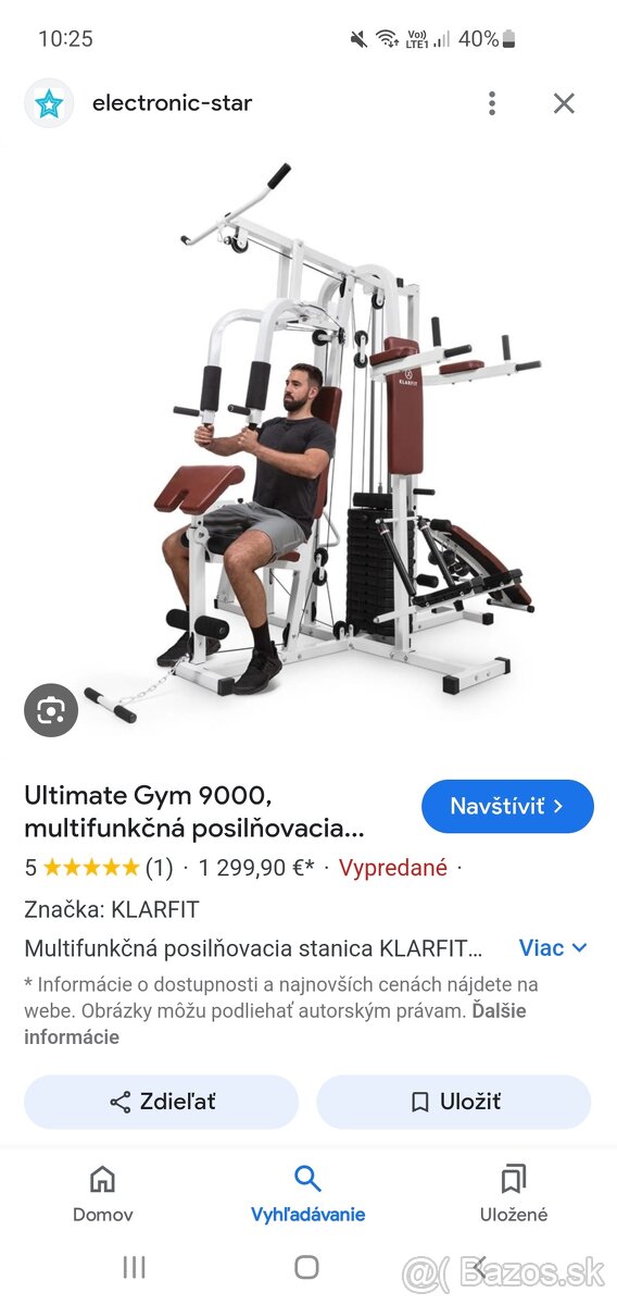 Kompletná veža Klarstein 9000 s legpressom