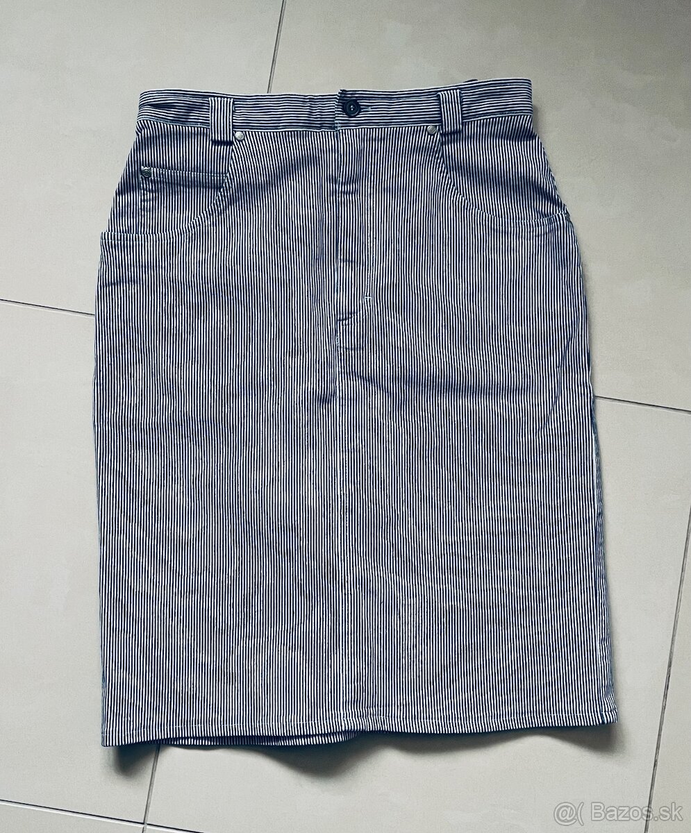 Psikava denim sukna