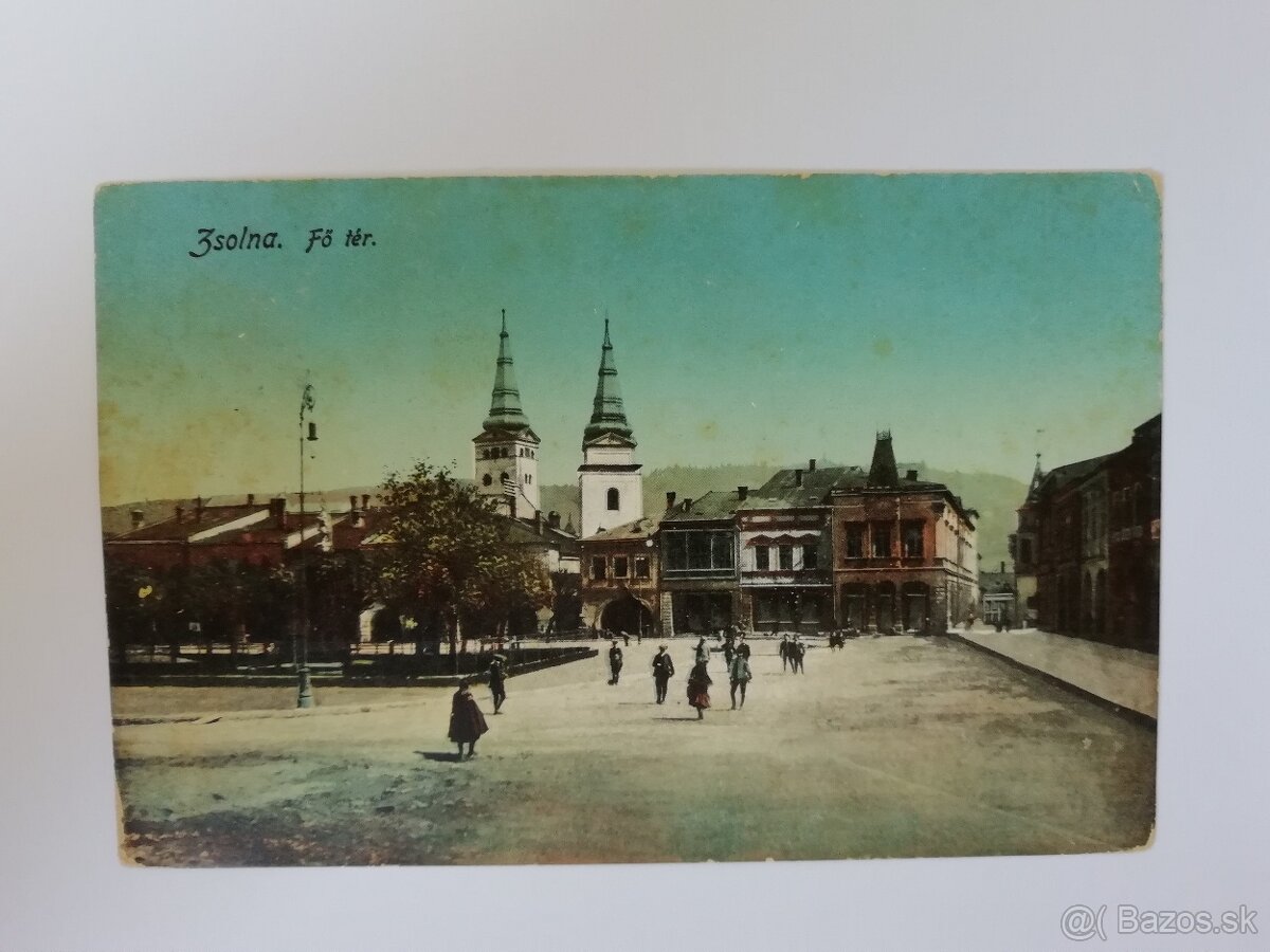 Stará pohľadnica Žilina 1913