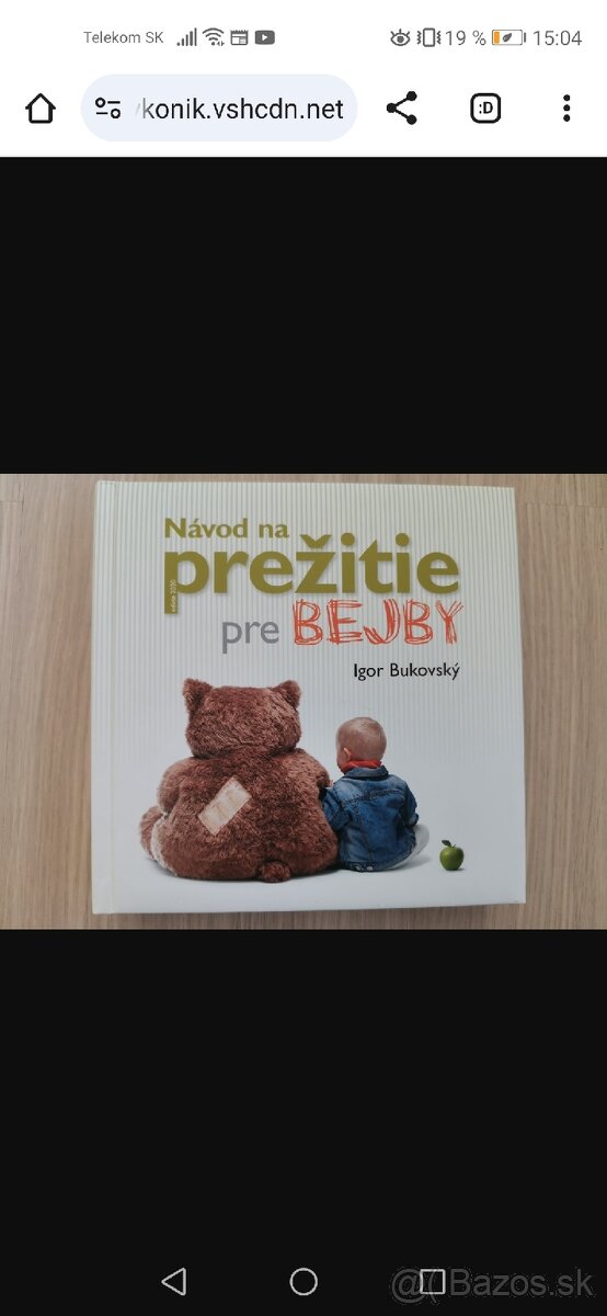 Kniha Návod na prežitie pre bejby