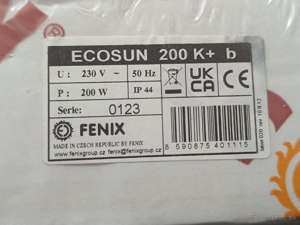 Infra panel Ecosun 200 K+