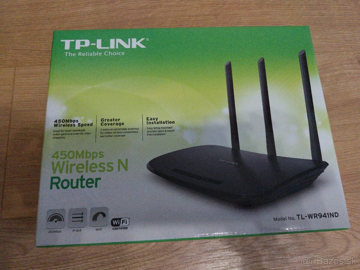 Router TP-LINK TL-WR941ND V6 450Mbps