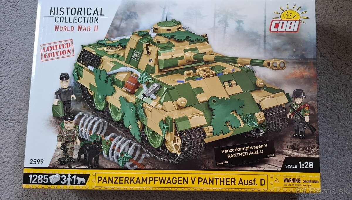 Stavebnica COBI Panzer V Panther Ausf. D - LIMITED EDITION