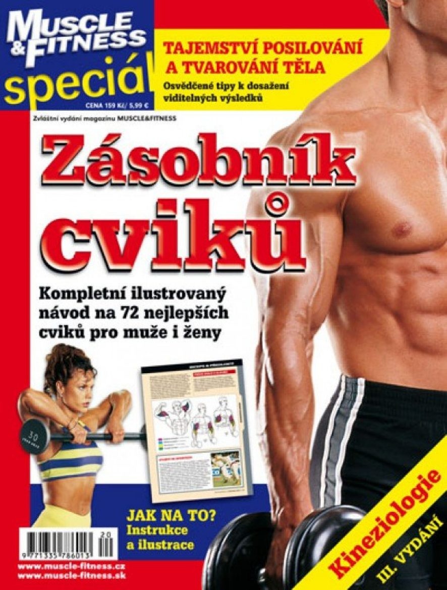 Zásobník cvikov-kineziológia / magazín od MUSCLE & FITNESS