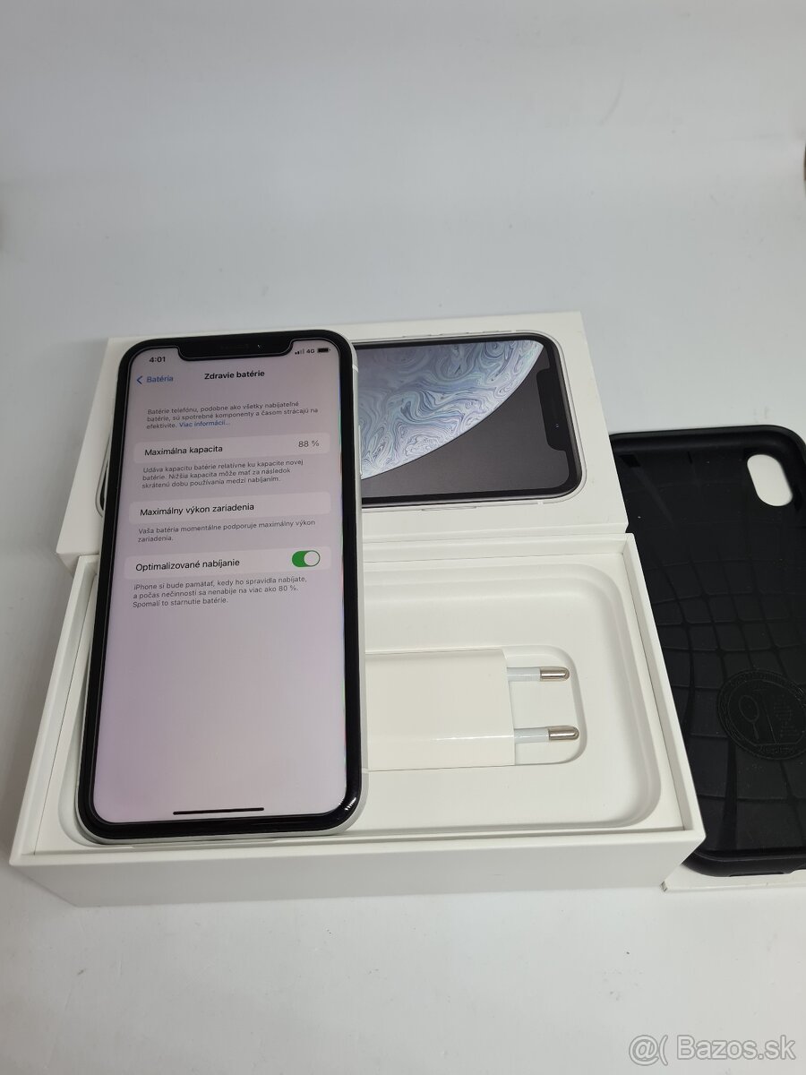 IPHONE XR WHITE 64GB ZÁRUKA - VEĽMI PEKNÝ STAV