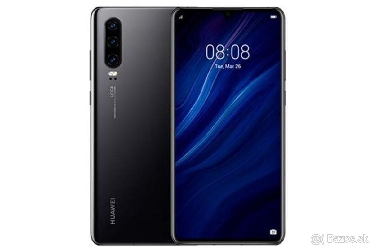 Predám Huawei P30 6/128GB dual sim čierny