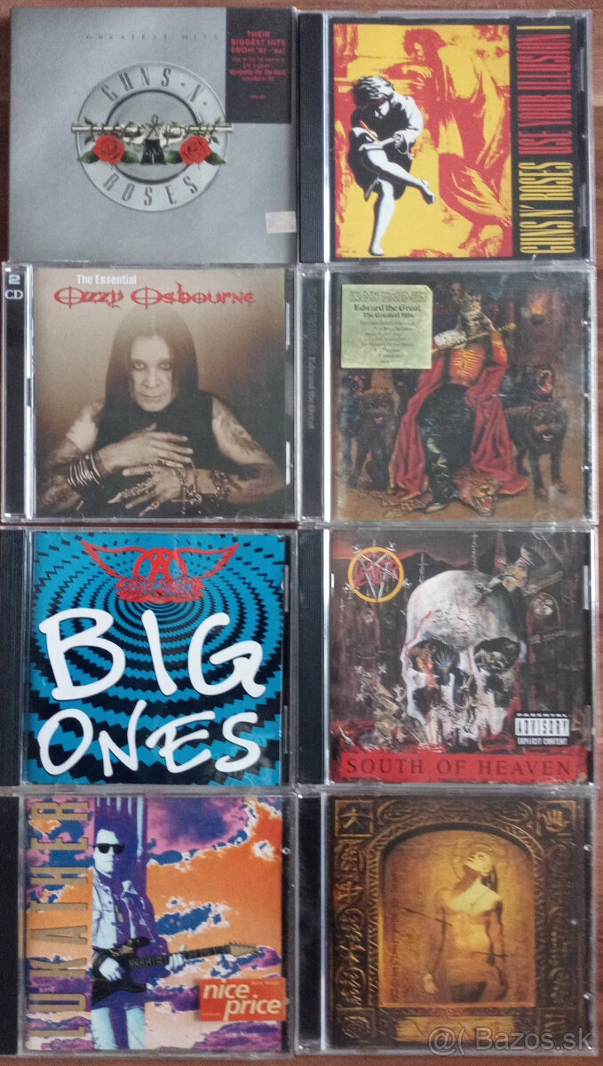 Predám originálne CD (heavy metal hard rock)