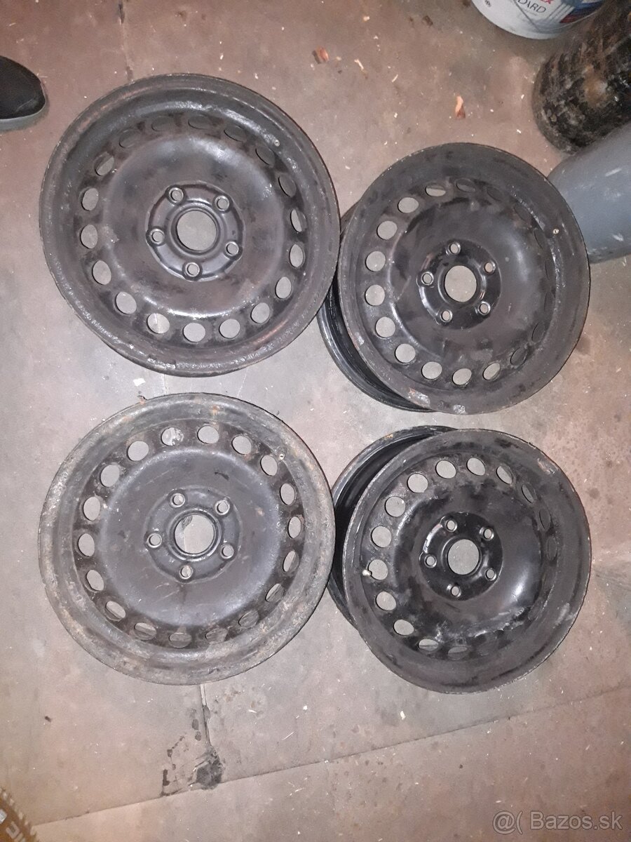 Plechove disky 5x112 vw , R15