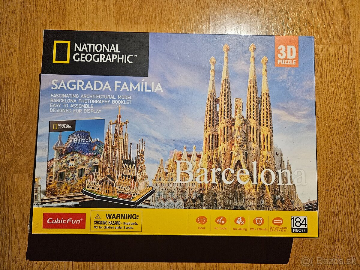 3d puzzle Sagrada Familia Barcelona