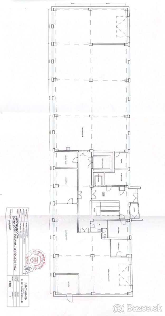 Prenájom priestorov 600m2