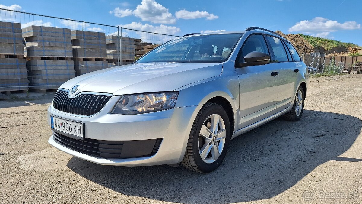 ŠKODA OCTAVIA COMBI III - 2015-1.6 TDi -1.MAJITEĽ- 8990.-EUR