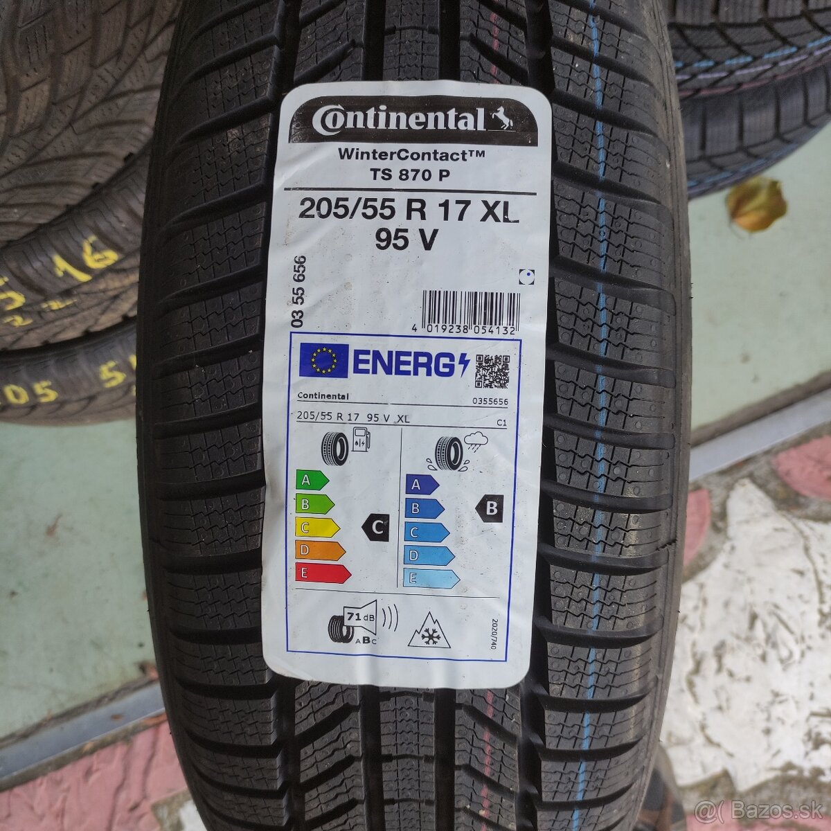 205/55 r17 Continental TS870 - 1 ks