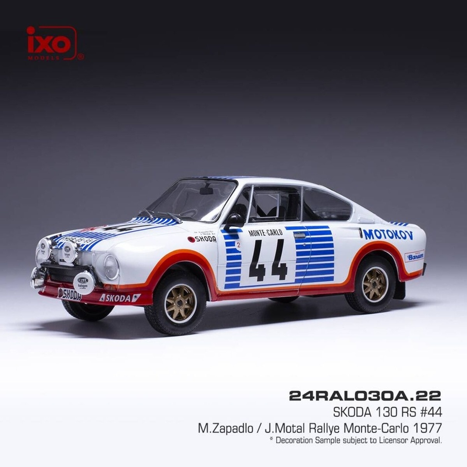 Modely Škoda R5 a 130 RS 1:24 IXO