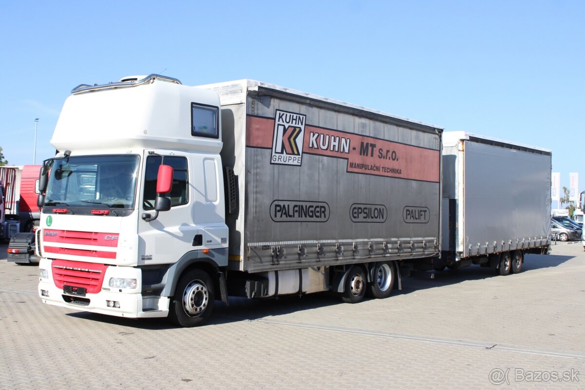 DAF CF 85.460, 6X2, NEZÁVISLÁ KLIMATIZACE + FLIEGL TPS 100