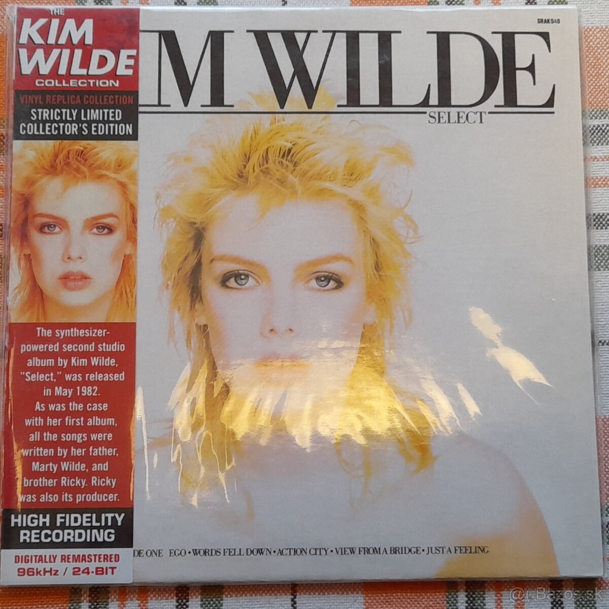 CD KIM WILDE - SELECT 1982 USA NOVE VINYL REPLICA