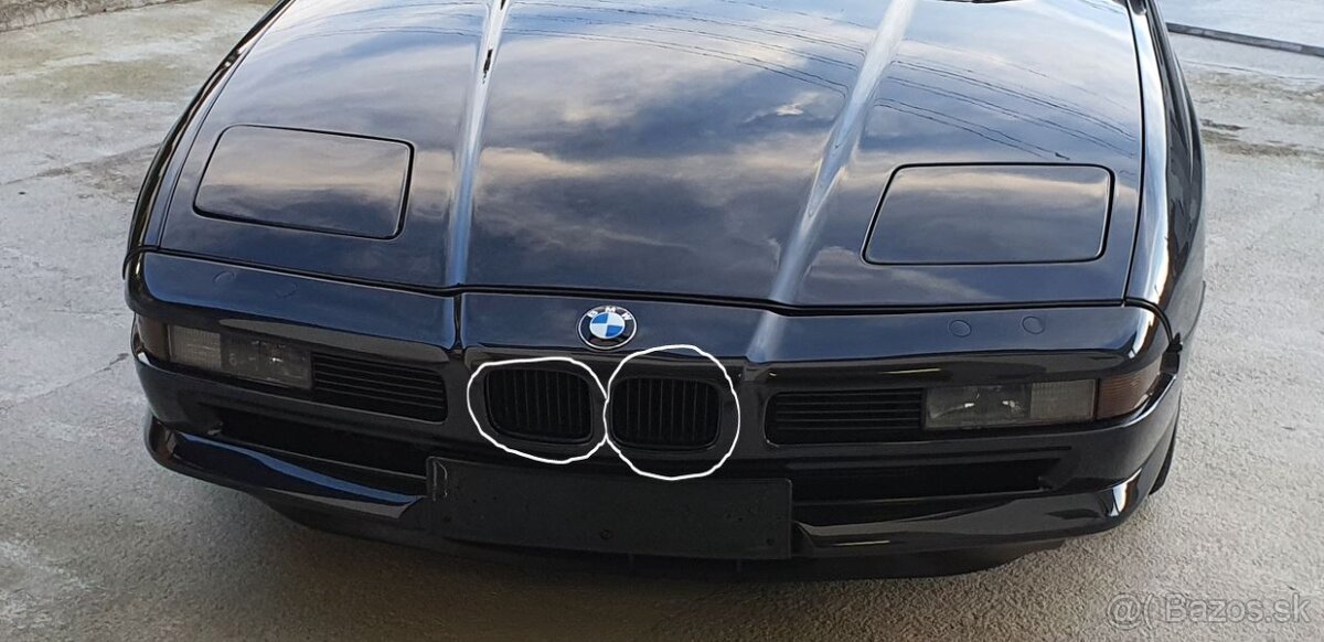 BMW 8 E31 predné ľadvinky (grill) (smoked leštený)