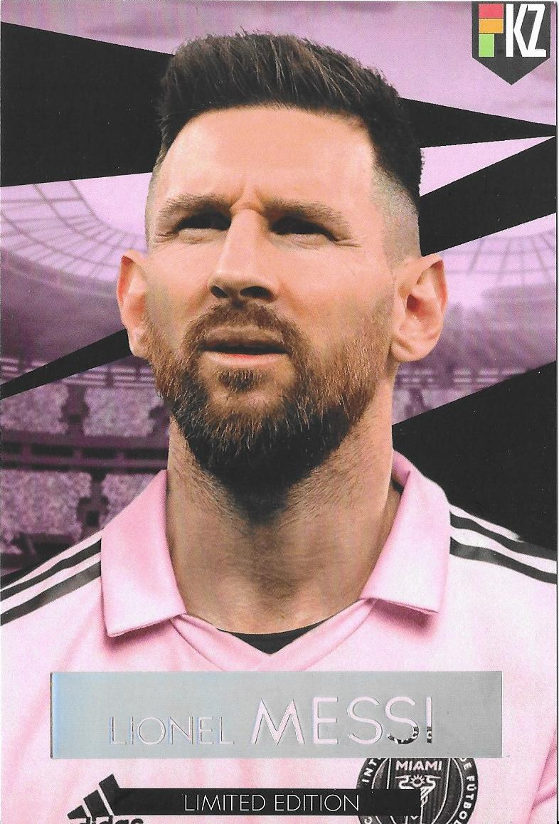 Fotbalová karta FKZ - XXL Limited Edition (10 x 14.5) Messi