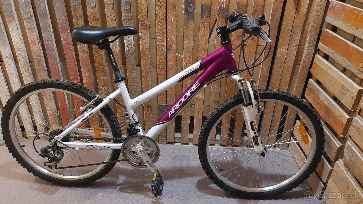 Predám dievčenský horský bicykel 130 - 155cm