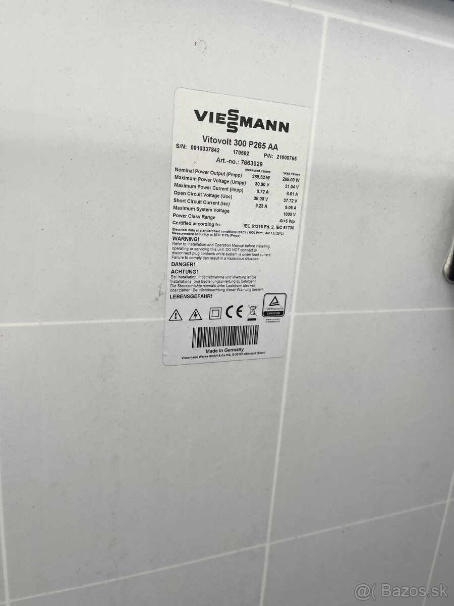 FV panely VIESSMANN