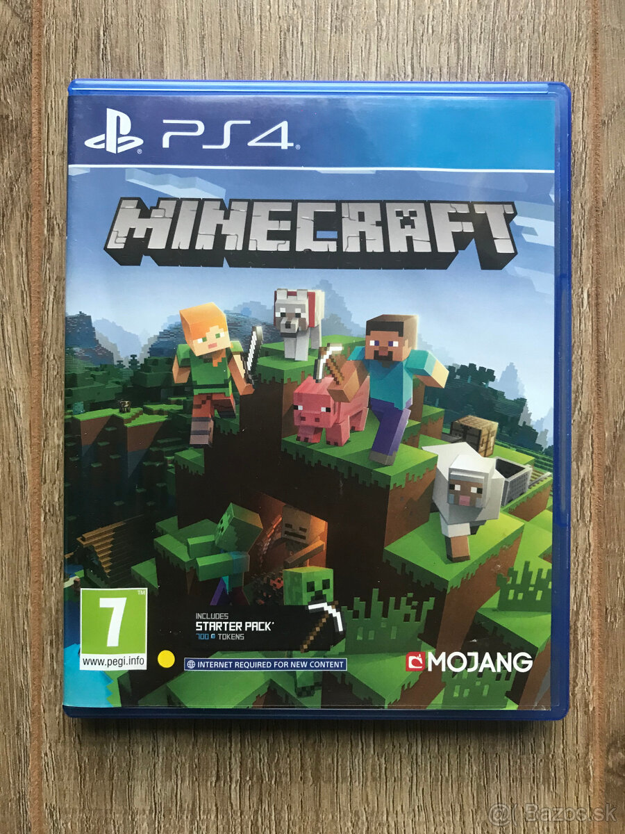 Minecraft na Playstation 4