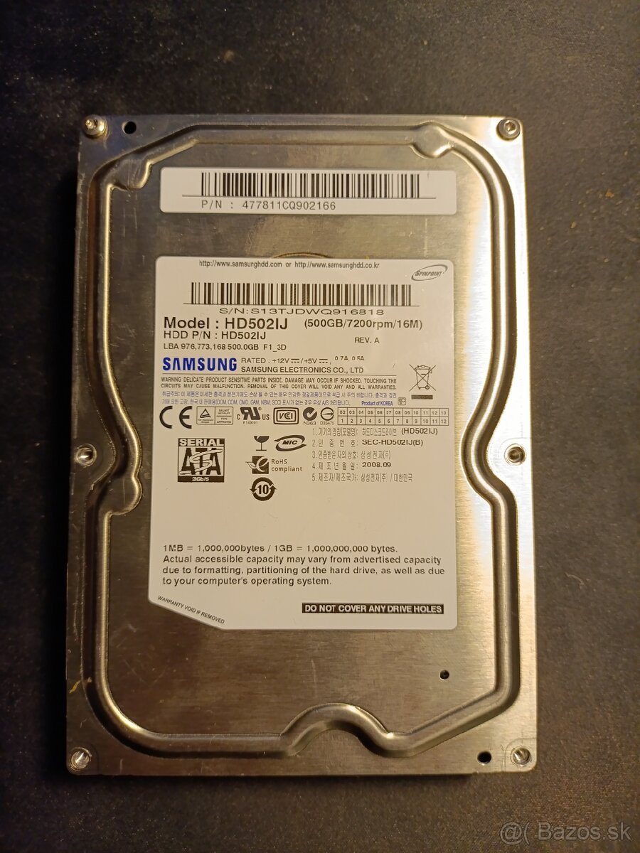 500Gb HDD Samsung