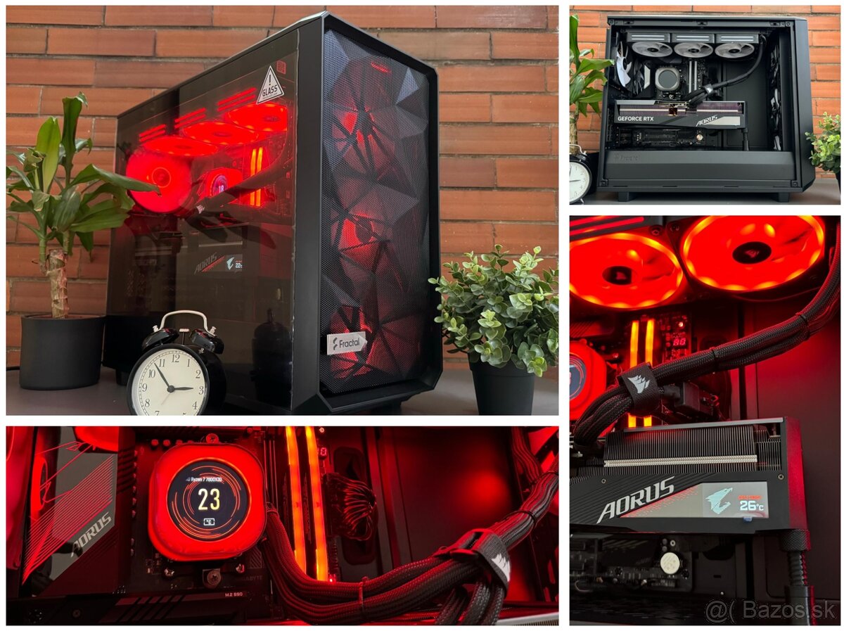 ➡️Ryzen 7 7800X3D\32GB\RTX 4080S\SSD-HDD\1000W Zdroj\zár.48m