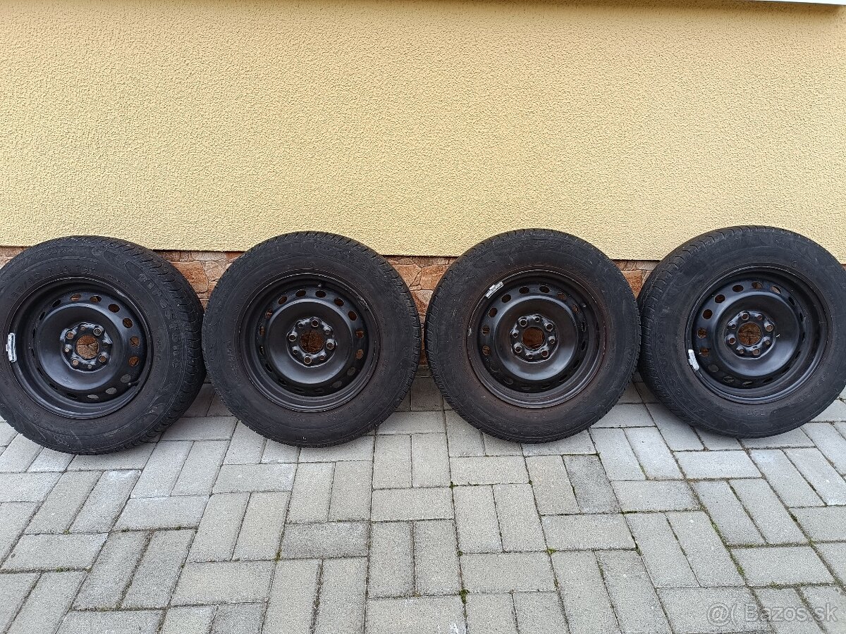 Plechové disky s pneumatikami 155/80 R13