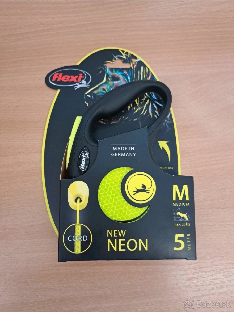 Flexi neon lanko M do 20kg