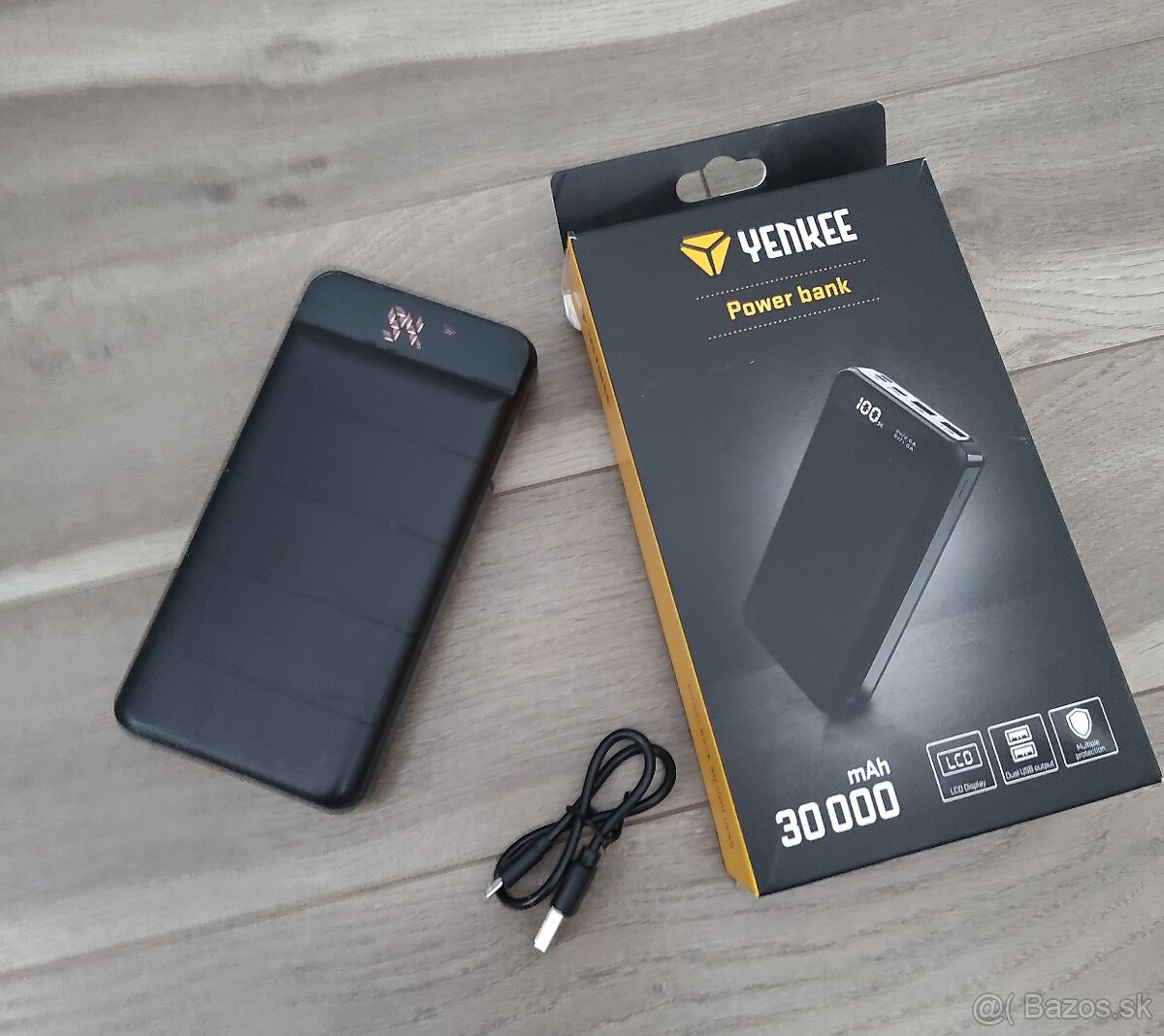 Yenkee Powerbanka 30 000 mAh LCD displej