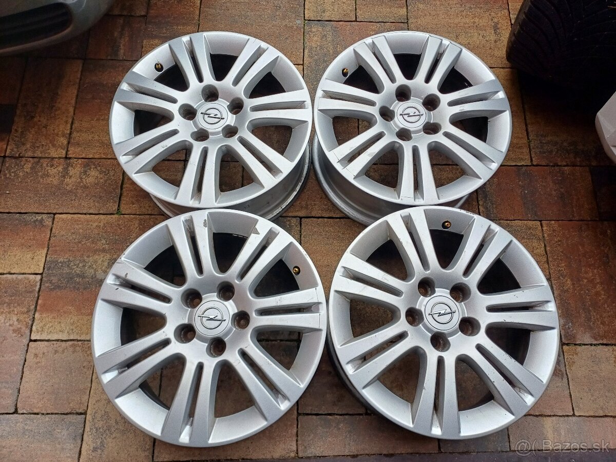 org.hlinikové disky Opel-Astra,---6,5Jx16-ET-39--5x110