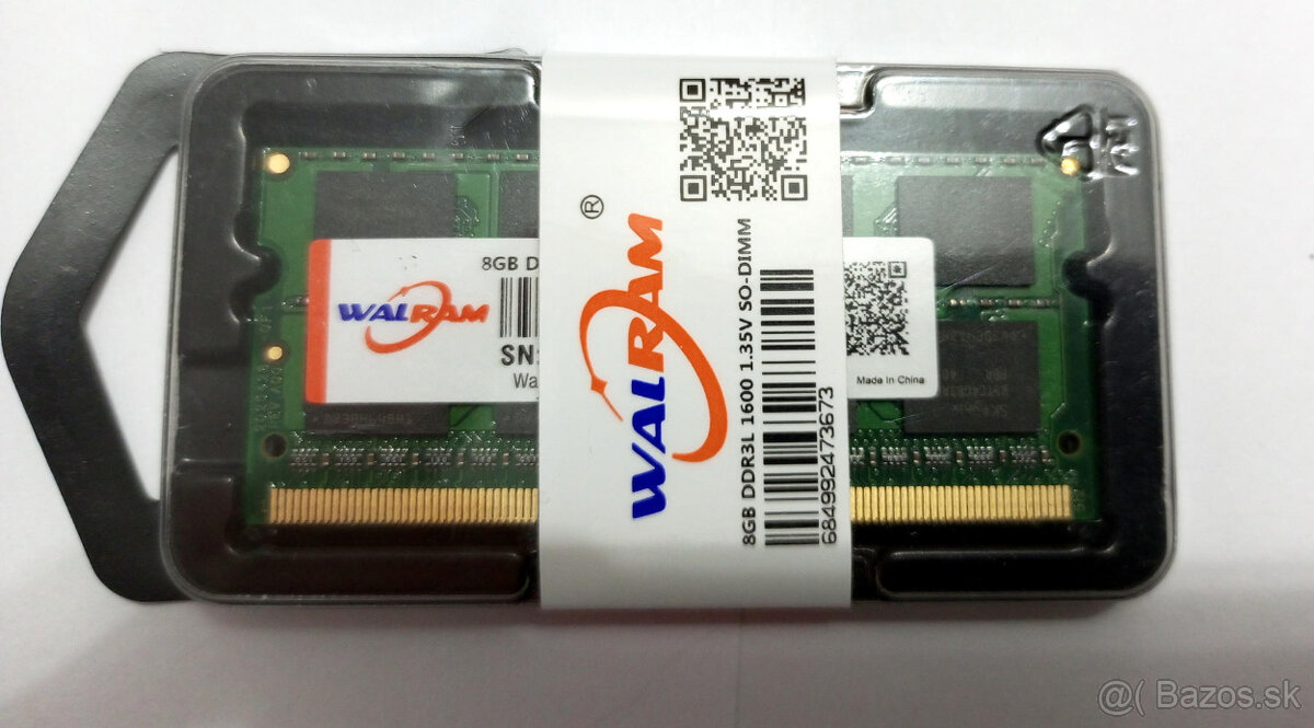 WALRAM DDR3L 8GB 1600MHz 1,35V SODIMM