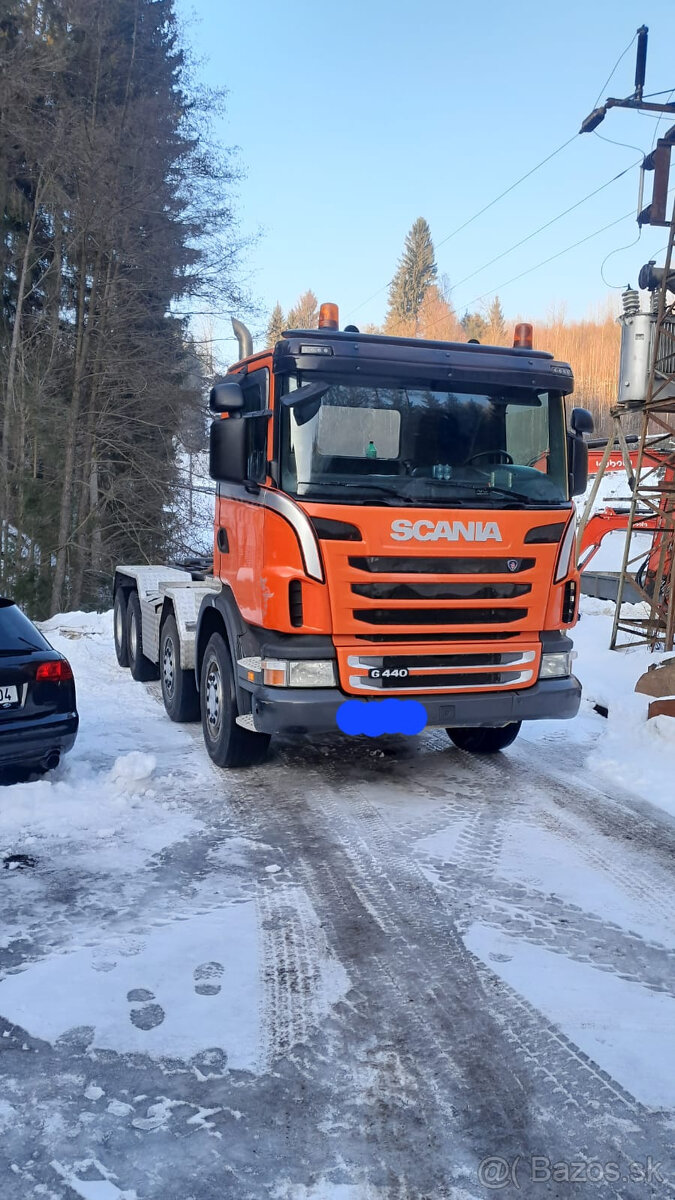 Scania G 440 8x4 kontejner