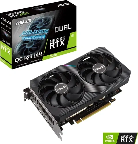 ASUS DUAL GeForce RTX 3060 O12G V2 - nova + zaruka