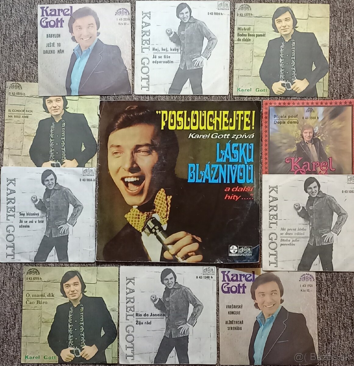 Karel Gott SP, LP