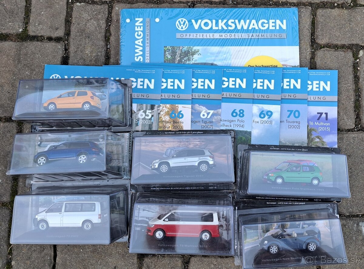 VOLKSWAGEN T5, T6, TOURAN (7ks) 1/43 deA