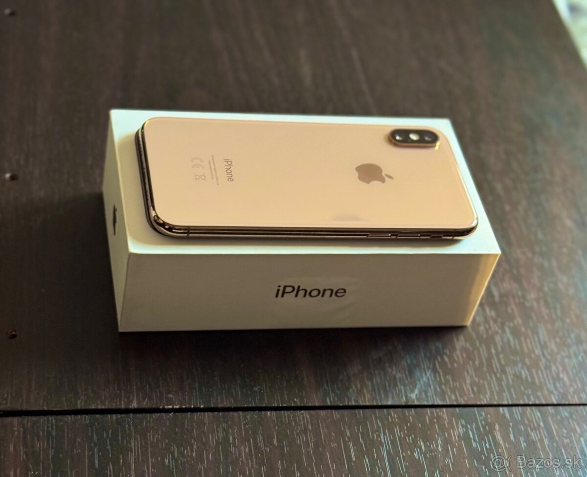 iPhone XS zlatý/gold 64GB v krásnom stave