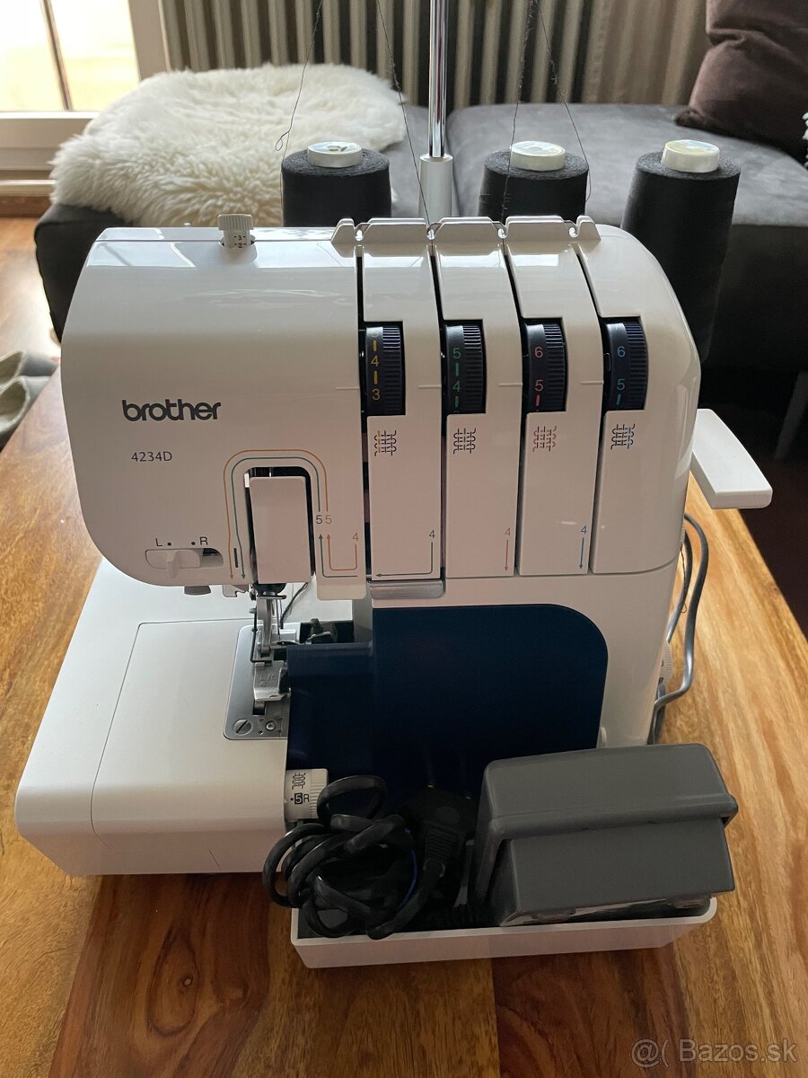 Predám nový overlock Brother 4234d