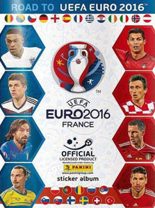 Predám samolepky Road to UEFA Euro 2016 (Panini)