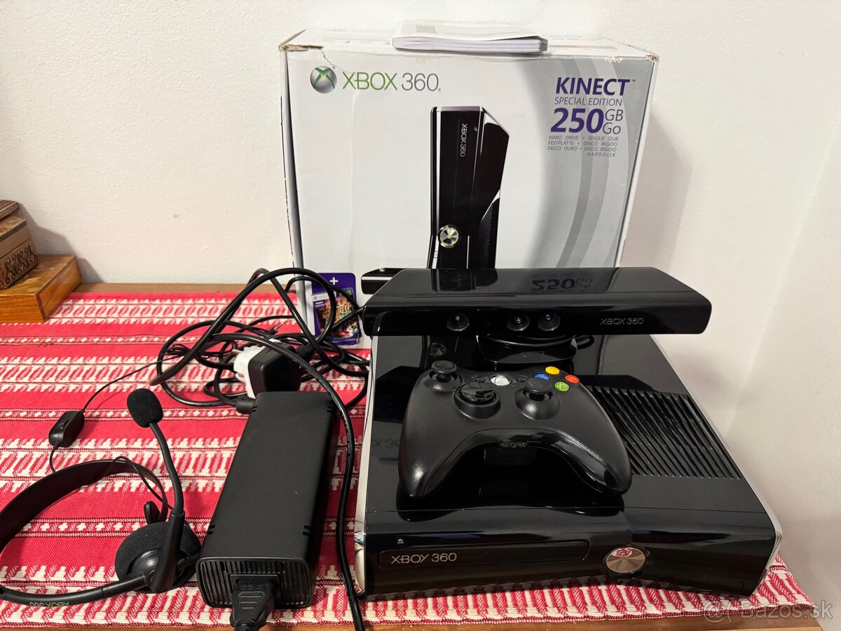 XBOX 360 250 GB + Kinect