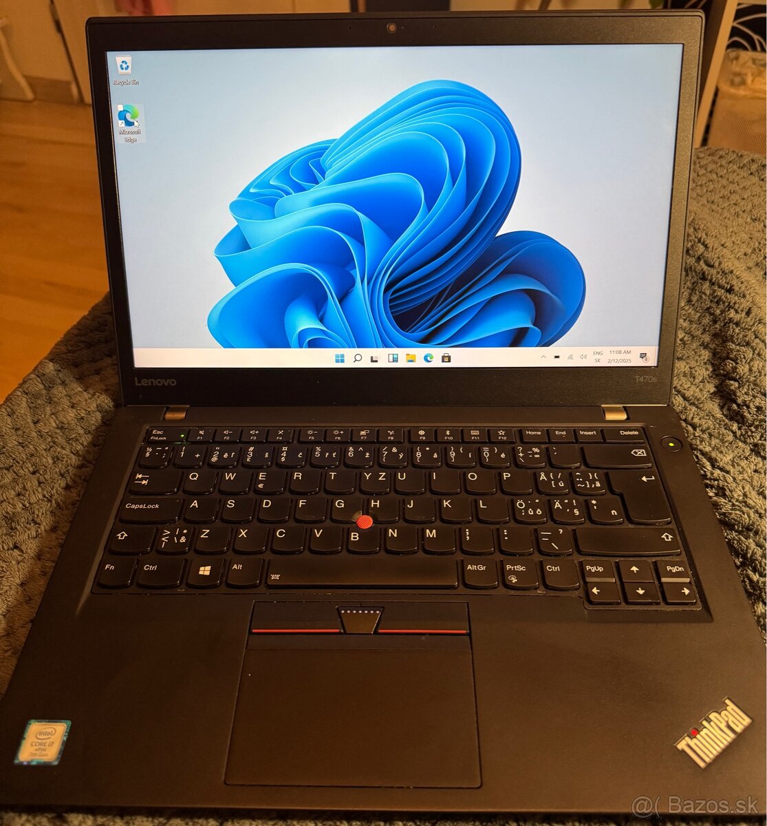 Lenovo ThinkPad T470s – i7, dotykový displej