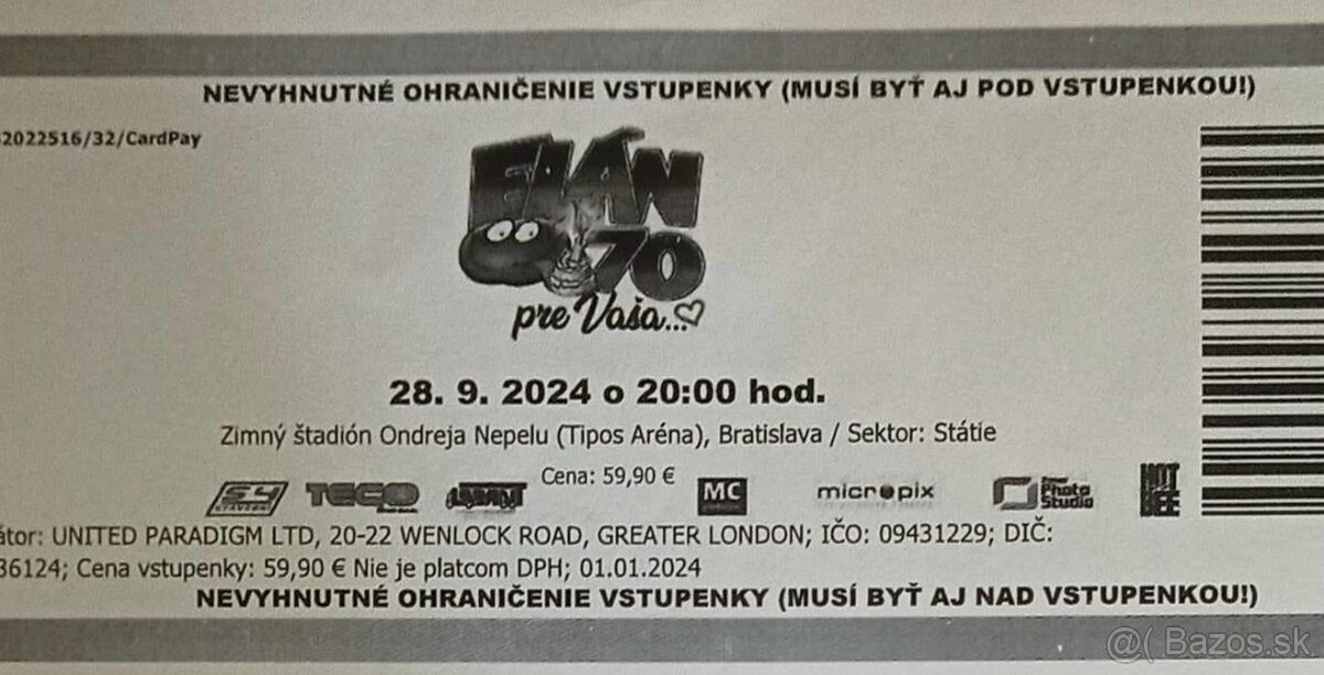 ELÁN KONCERT - PRE VAŠA