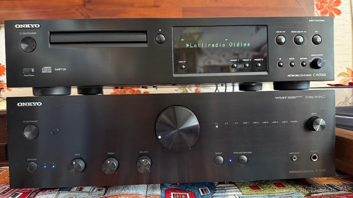 Predám Onkyo zosilňovač A-9050 / CD inter.prehrávač C-N7050